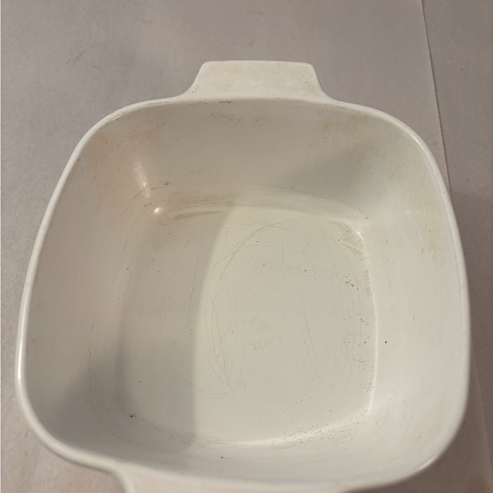 Corningware White Dish Vintage Ware Corning A 1.5 Quart B Festival Blue Birds - Picture 9 of 9